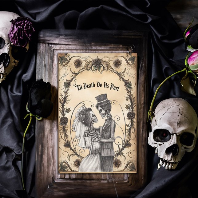 Invitation Skeleton Mariée et première danse de la pièce (Créateur téléchargé)