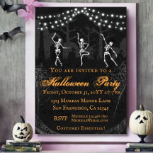 Skeletons éffrayants Graveyard Halloween Party