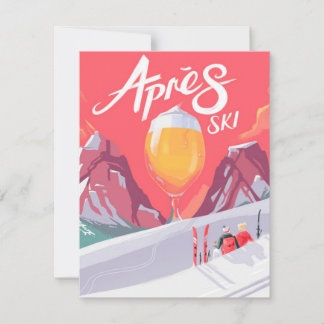 Invitation Ski Apres