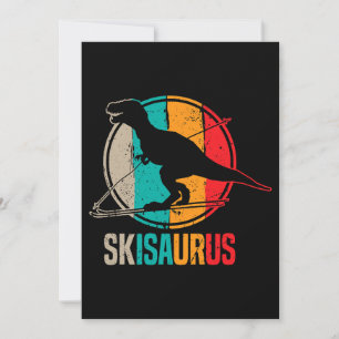 Invitation Ski Dino Ski Dino Ski Dino Ski Dinosa