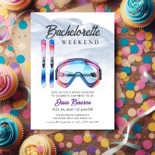 Invitation ski nautique week-end bachelorette