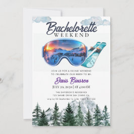 Invitation ski nautique week-end bachelorette