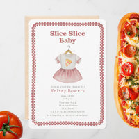 Slice Slice Girl Baby shower Pizza robe