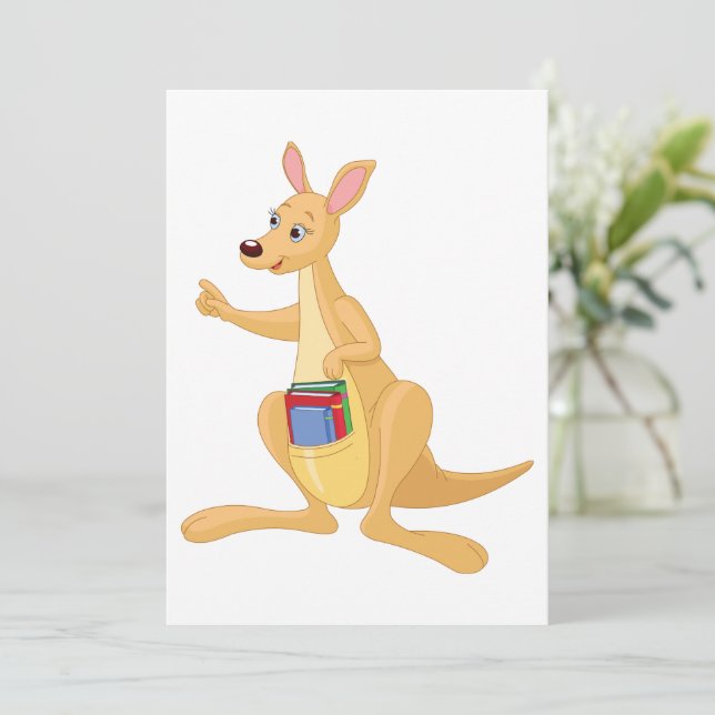 Invitation Smart Kangaroo (Debout devant)