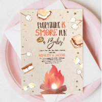 S'more Bonfire Smore Baby shower des couples plus