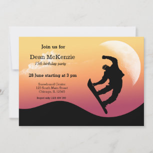 Invitation Snowboard