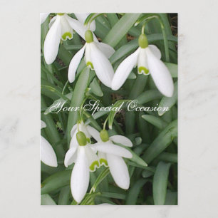 Invitation Snowdrops