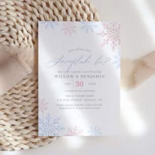 Invitation Snowflake Hiver Sexe RevezParty