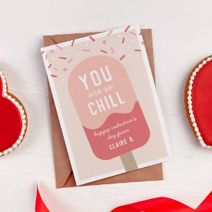 Invitation So Chill Kids Classroom Valentine's Day Card