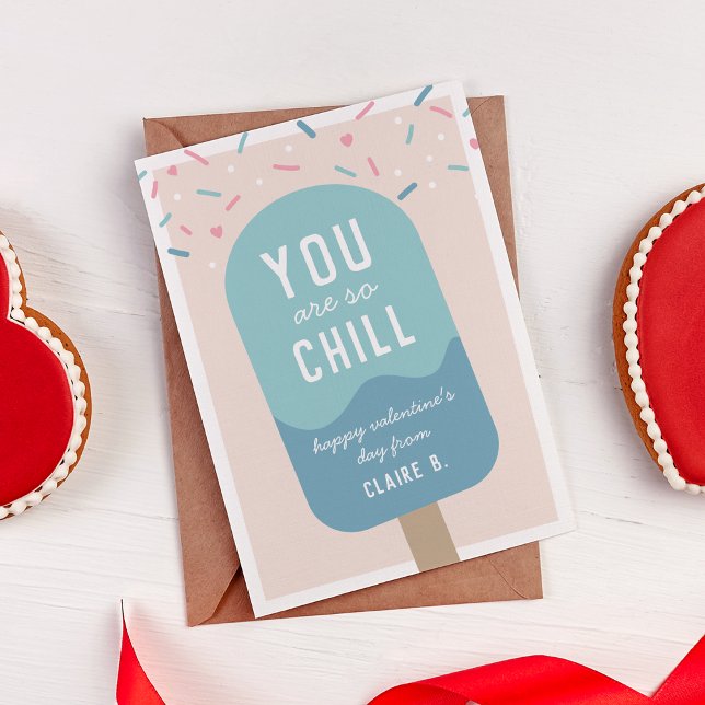 Invitation So Chill Kids Classroom Valentine's Day Card (Créateur téléchargé)