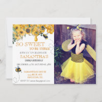 So Sweet Bee Honey Anniversaire Photo Party