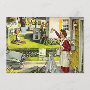 Invitation sociale de réunion de rétro vigie de