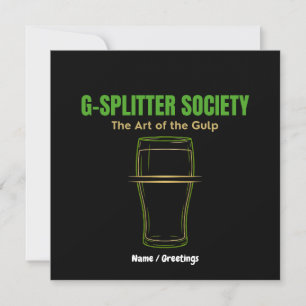 Invitation Société G-Splitter L'Art du Gulp PintCulture
