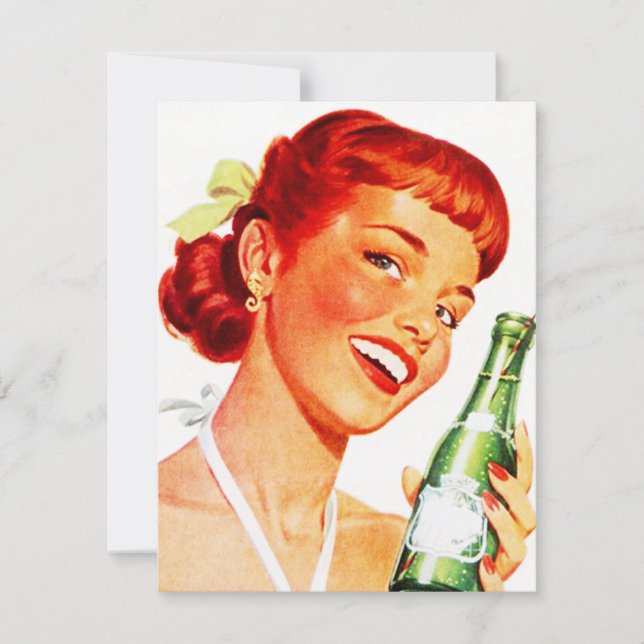 Invitation SODA SEC gallon de rétro d'invitation du CANADA (Devant)