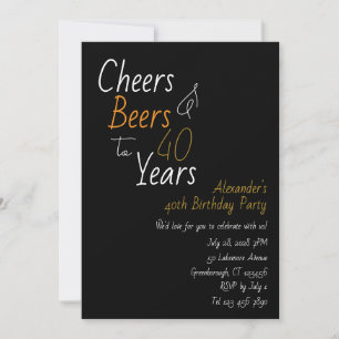 Invitation Soeurs et bières 40e anniversaire
