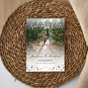 Invitation Soft Romantic Photo Enregistrer La Date Annonce