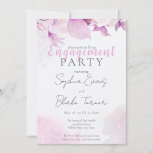 Invitation Soft rose moderne Boho Mariage