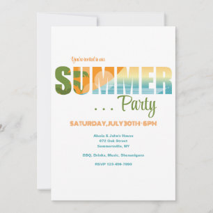 Invitation Soirée