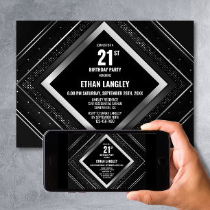 Invitation Soirée 21e anniversaire de Black Silver