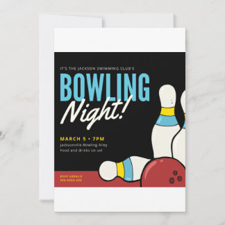Invitation Soirée bowling !
