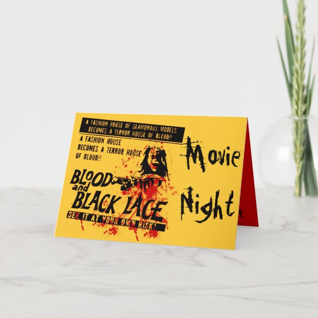 Invitation Soirée cinéma (Devant)