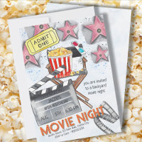 Soirée cinéma fête d'anniversaire