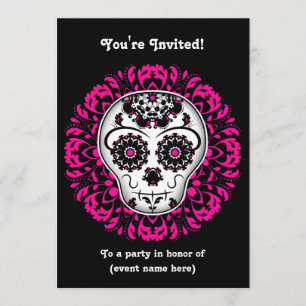 Invitation Soirée crâne