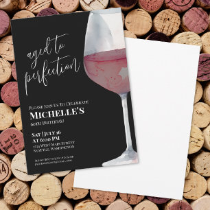 Invitation Soirée d'anniversaire des 60 ans de Wine Simple Si