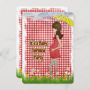 Invitation Soirée d'arrosage pour bébé