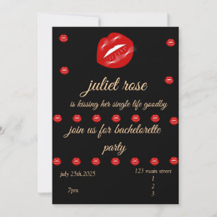 Invitation Soirée de bachelorette