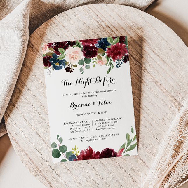 Invitation Soirée de calligraphie d'automne avant le dîner de (Créateur téléchargé)