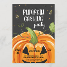 Soirée de Carving citrouille Halloween Éffrayant A