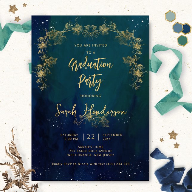 Invitation Soirée de fin d'année unique et élégante (Créateur téléchargé)
