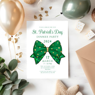 Invitation Soirée de la Saint-Patrick élégante