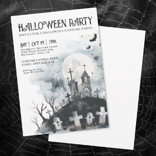 Invitation Soirée de l'Halloween tenue annuelle
