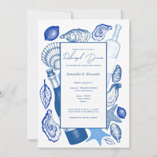 Invitation Soirée de Mariage des huîtres