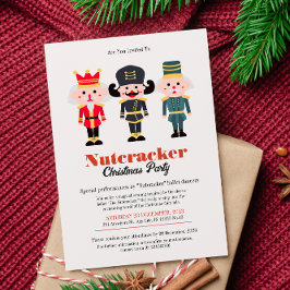 Invitation Soirée de Noël à Noix de Noisette