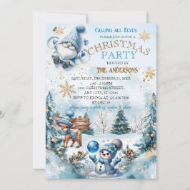 Invitation Soirée de Noël moderne