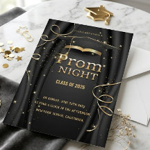 Invitation soirée de promo élégante promotion 2025