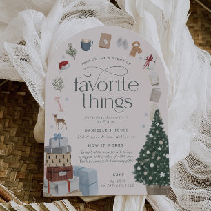 Invitation Soirée de vacances Cosy Favori Things