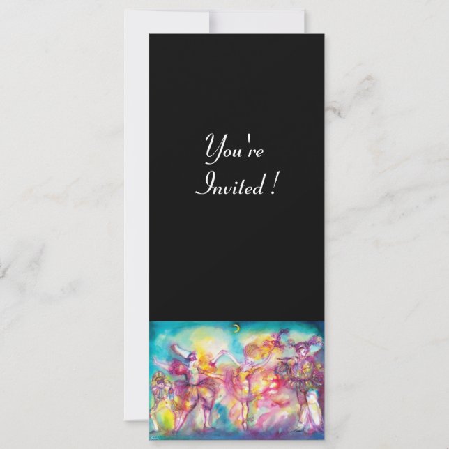 INVITATION SOIRÉE DÉGUISEE (Devant)