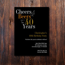 Soirée des bières et des bières du 40e anniversair