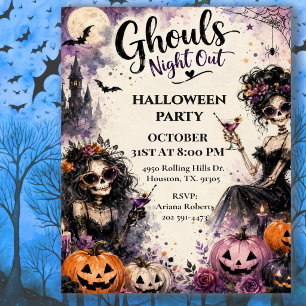 Invitation Soirée des Goules de Halloween