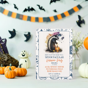 Invitation Soirée d'Halloween Enchantée