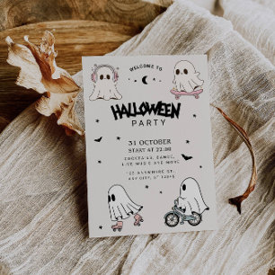 Invitation Soirée d'Halloween Ghosts