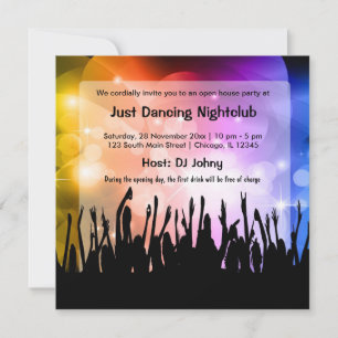 Invitation Soirée d'ouverture de la discothèque