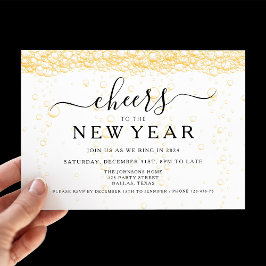 Invitation Soirée Elegant Fizz