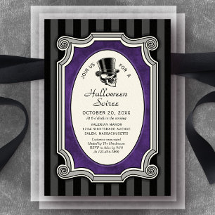 Invitation Soirée élégante de Halloween