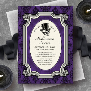 Invitation Soirée élégante de Halloween