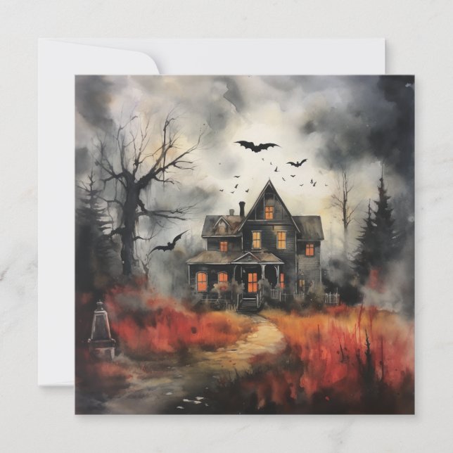 Invitation 👻 Soirée 🥂 Esprits & Esprits ! 🥂 👻 Halloween (Devant)